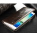 Samsung Galaxy A7 - Caseme Vintage Luxury Slim Flip PU Leather Stand Protective Phone Cover Case - Brown
